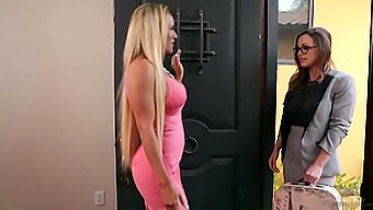 Kate England Walks In On Her Mom And Stepmom Having Sex With Another Woman