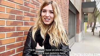 Una Rubia Encantadora Es Seducida Para Tener Sexo En Las Calles Con Tentación Monetaria